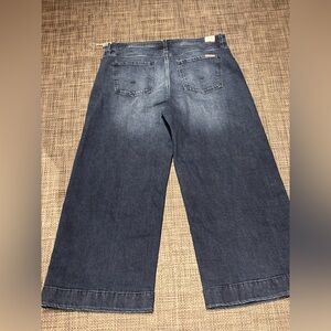 Hudson Jeans Dark Blue Wide Leg Denim